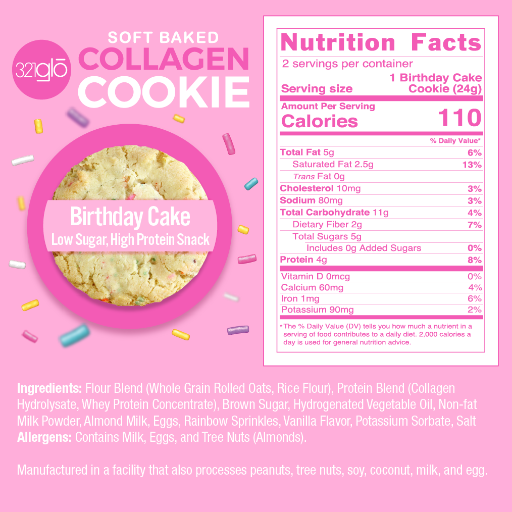 Collagen Birthday Cake Cookies