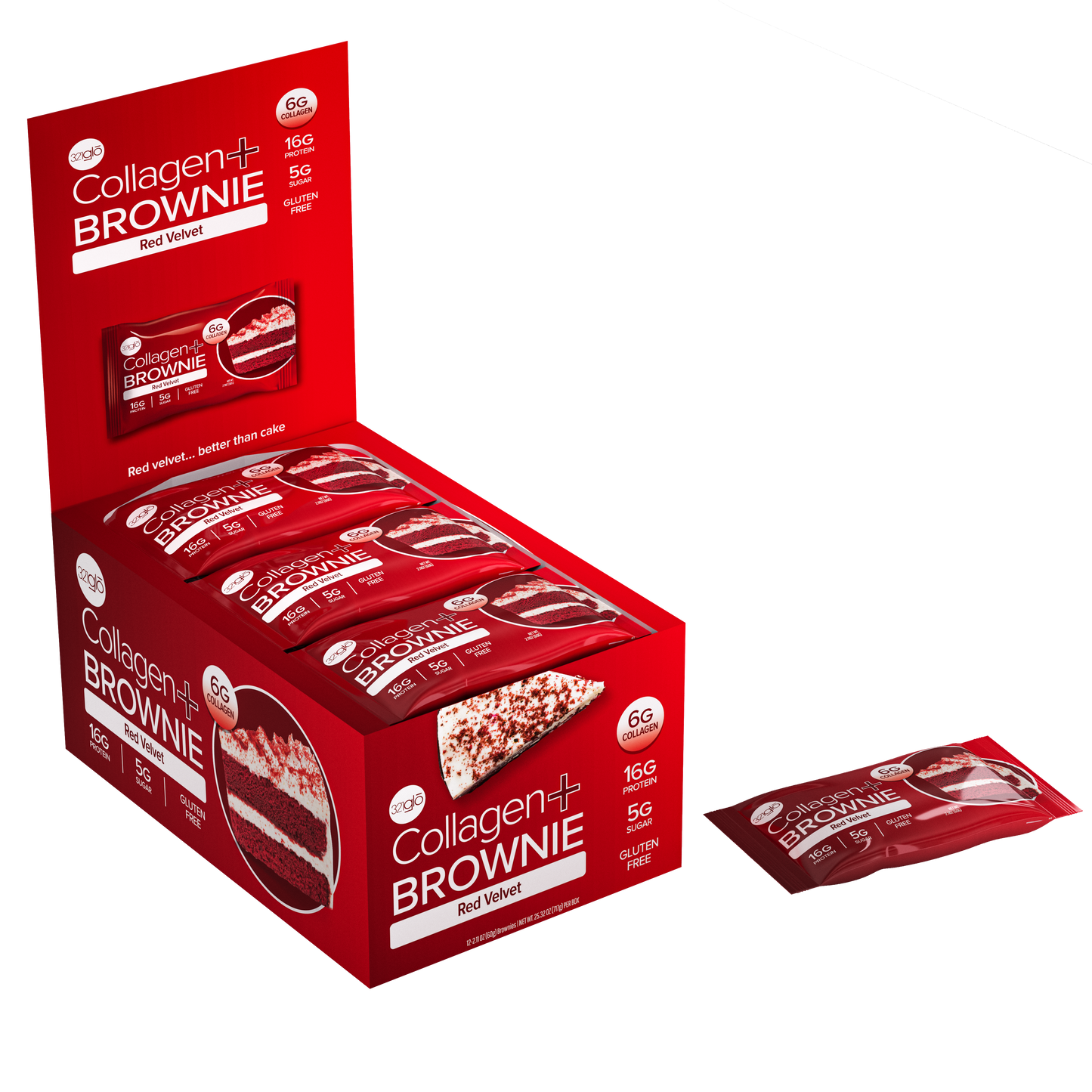 Red Velvet Collagen + Brownie