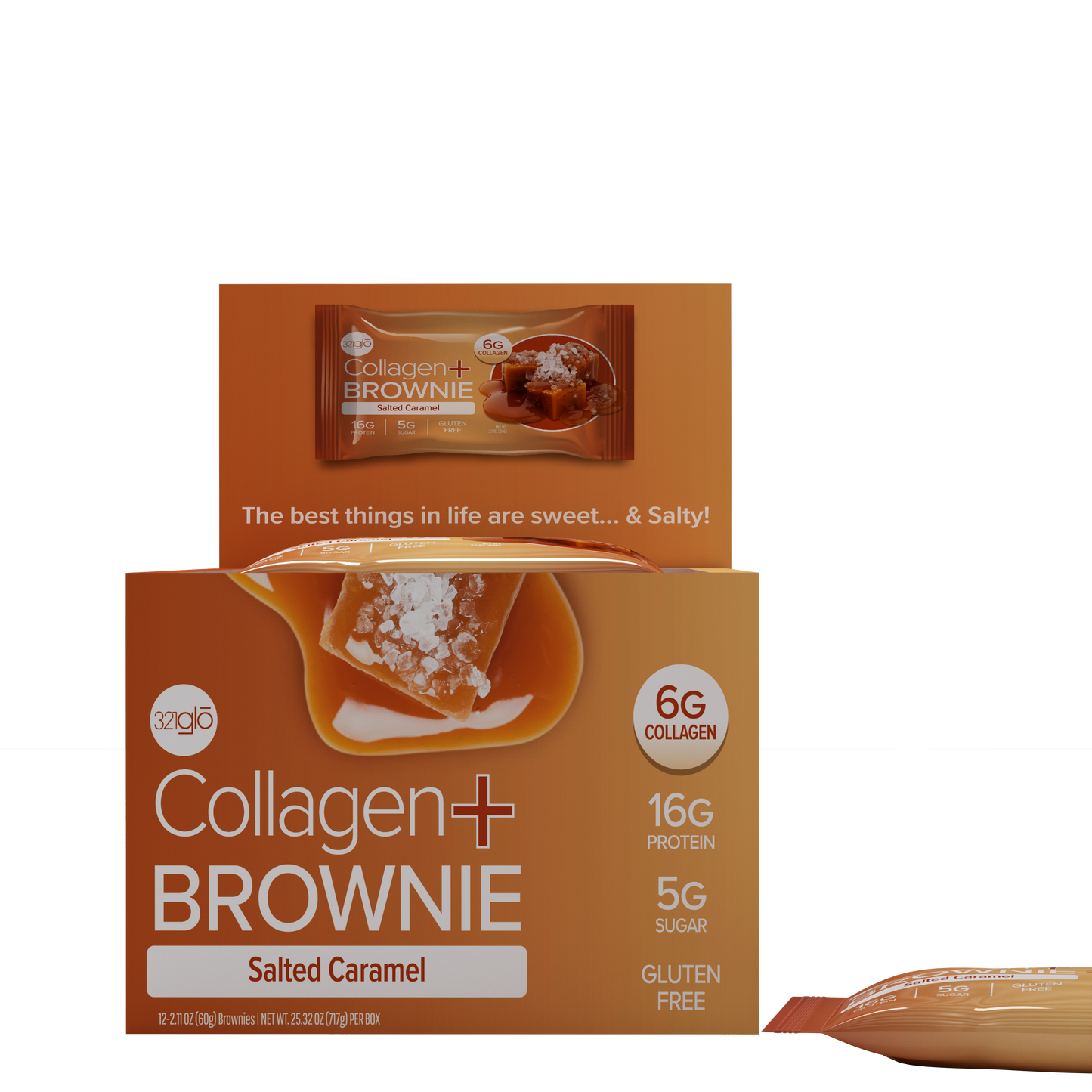 Salted Caramel Collagen + Brownie