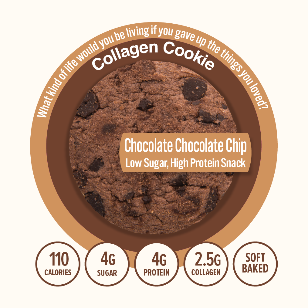 Collagen Double Chocolate Chip Cookies
