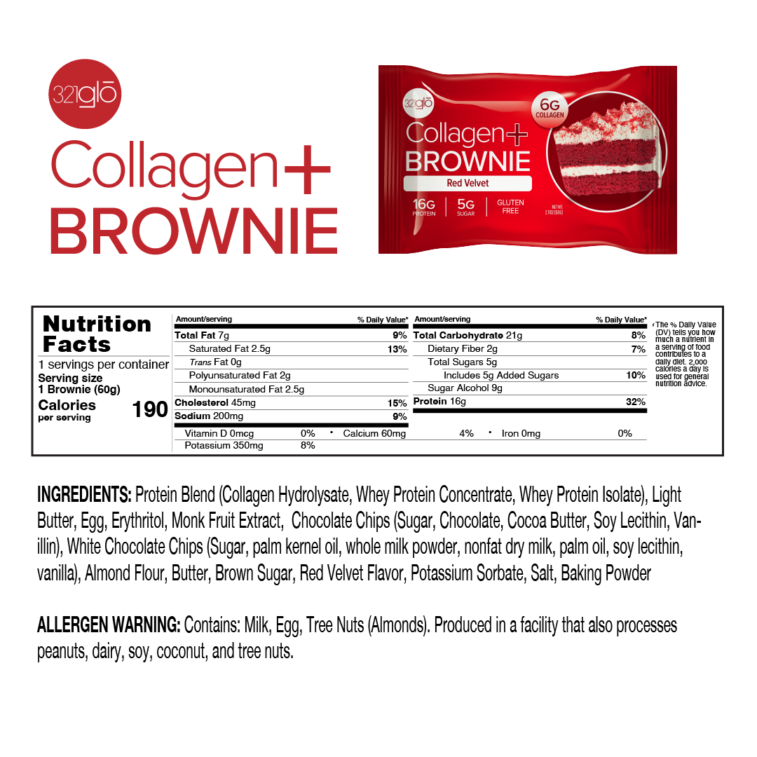 Red Velvet Collagen + Brownie