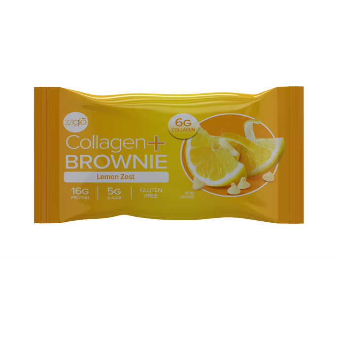 Lemon Zest Collagen + Brownie